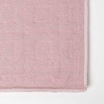 Tufted Cotton Blend Tile Design Bath Mat | 50 x 80cm | Blush Pink