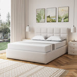 Richwood Fabric Ottoman Bed Frame | King | Beige