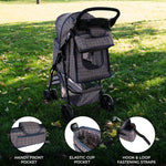 Pet Stroller Caddy Bag | Tartan