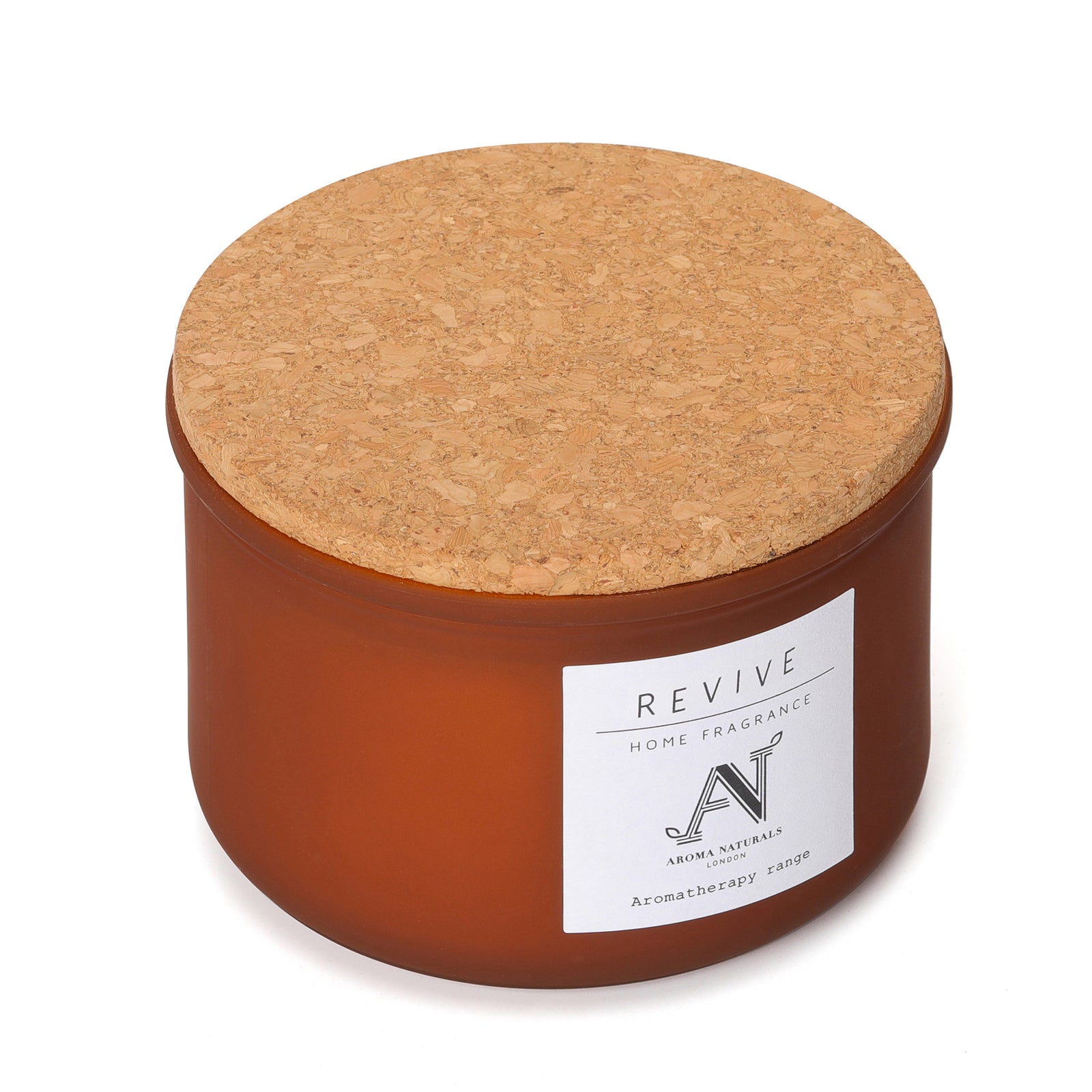 Revive Scented Candle – Amber Glass With Cork Lid