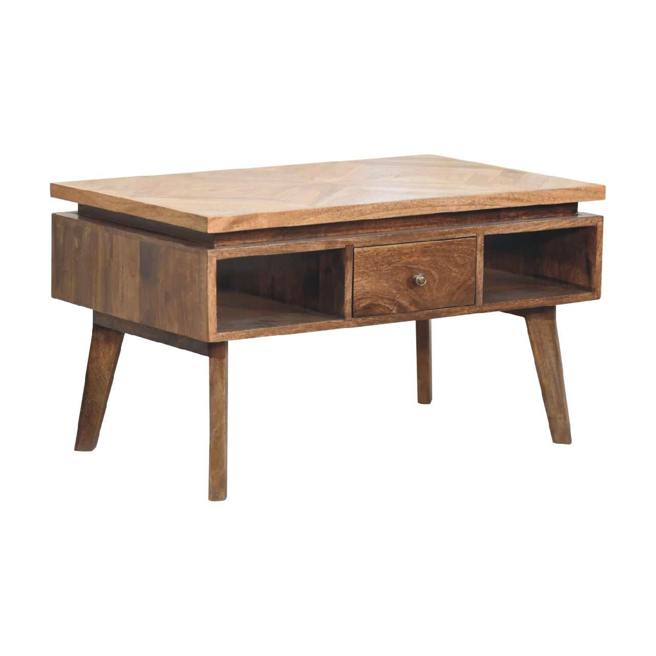 Solid Wood Classic Grey Granary Coffee Table