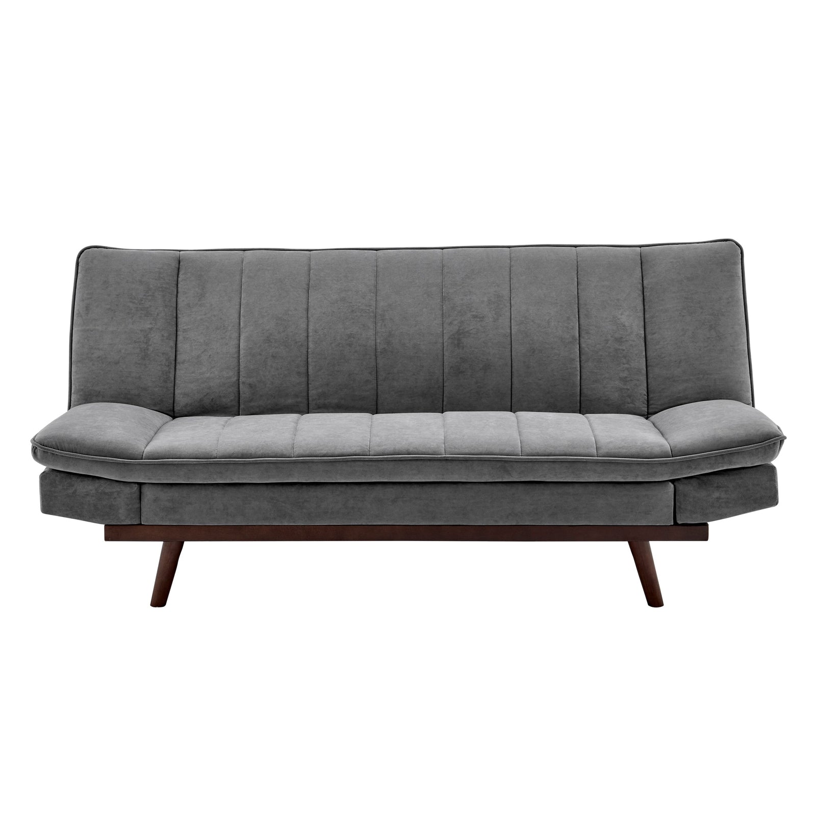Scandinavian Click Clack Sofa Bed - Double | Grey