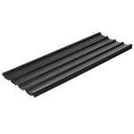 Pack Of 12 Metal Roofing Sheets For Greenhouse And Shed | Dark Gray