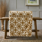 Morley Printed Heavyweight Supersoft Fleece Throw | 150cm x 180cm | Mustard