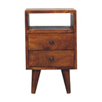 Solid Wood Mini Classic Chestnut Bedside
