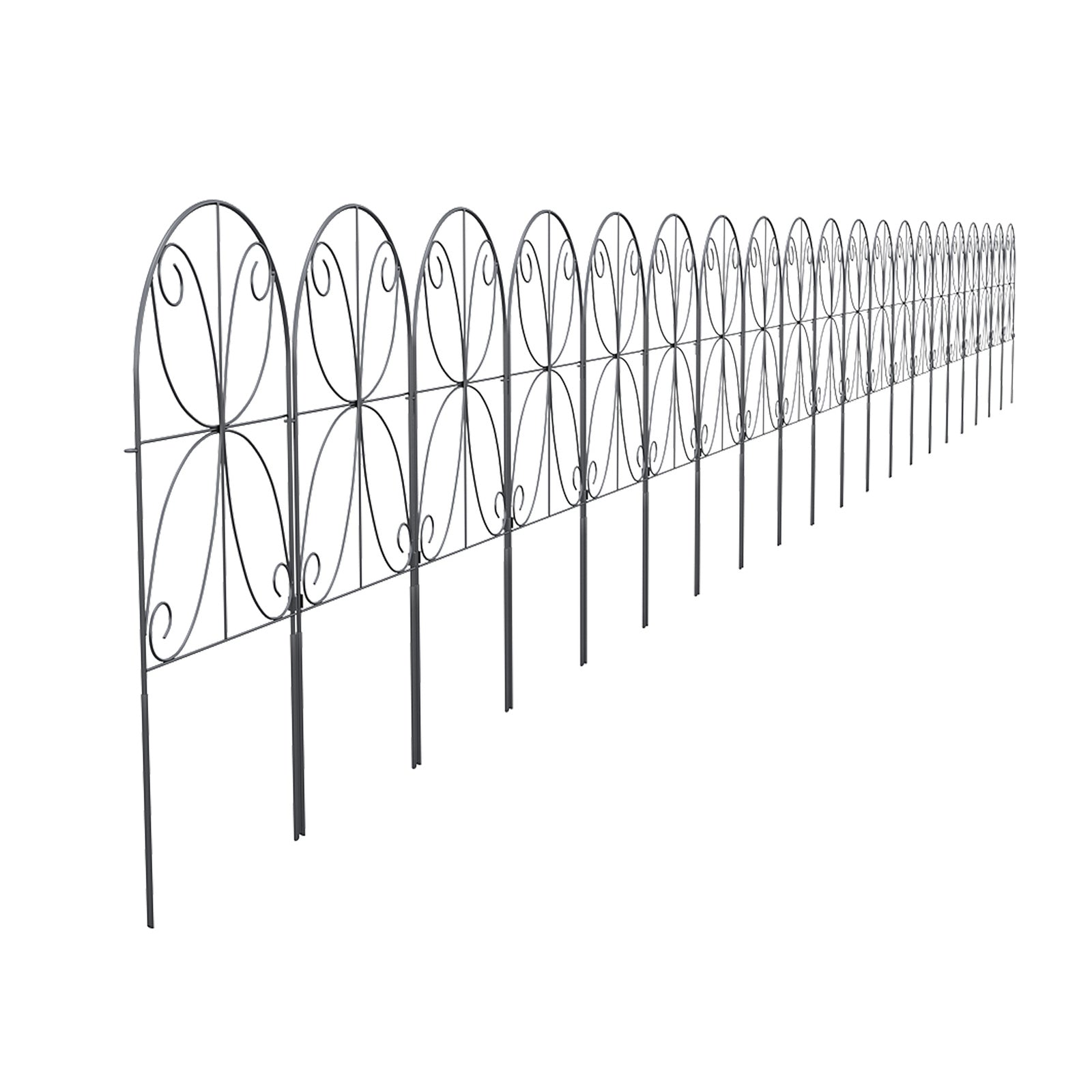 Breeins 10pcs Decorative Garden Border Fence Panels