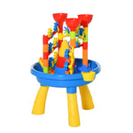 Water Table 30 Pcs Waterpark Beach Toy Set Outdoor Sand Activity Playset