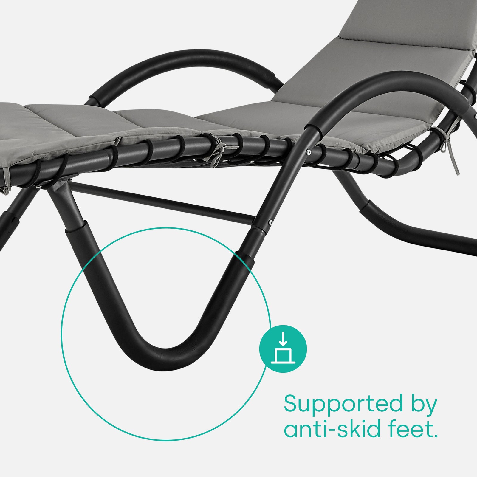 Bali Sun Lounger - Grey