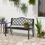 Cast Aluminium Garden Bench Verdigris