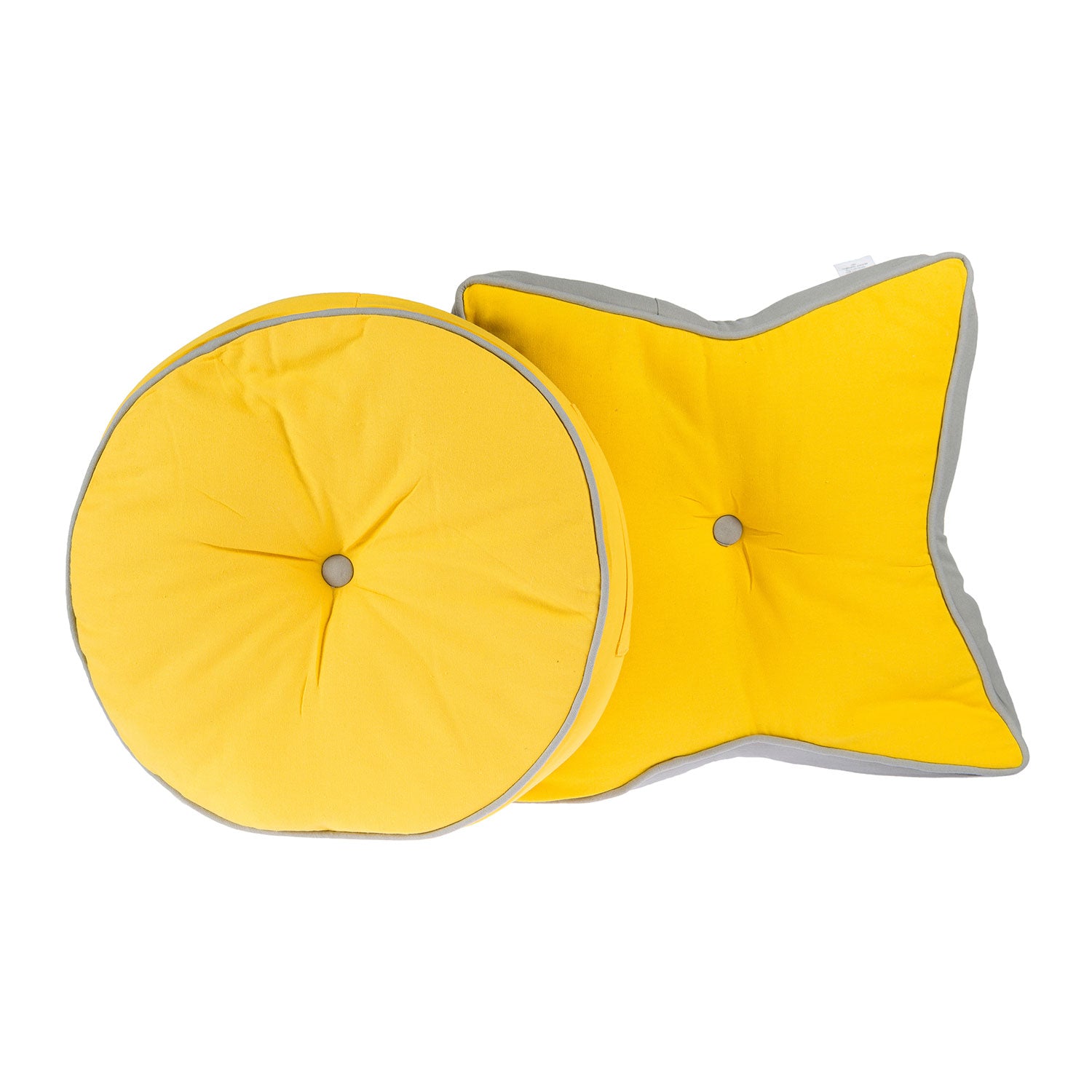 Star Shaped Floor Cushion | Yellow