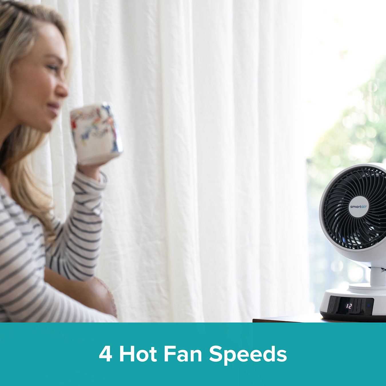 Dual Breeze All Season Hot + Cold Fan & Heater
