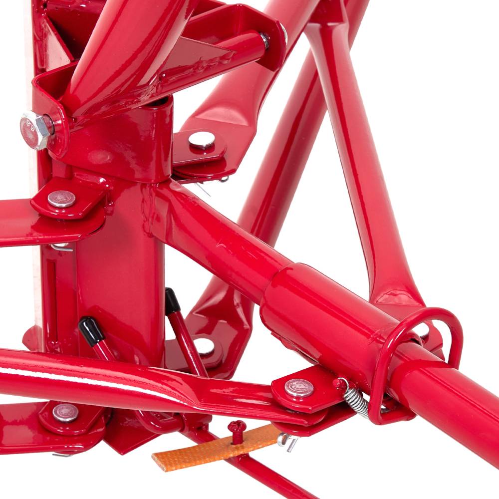11ft Drywall Lifter With Rolling Casters Panel Hoist | Red