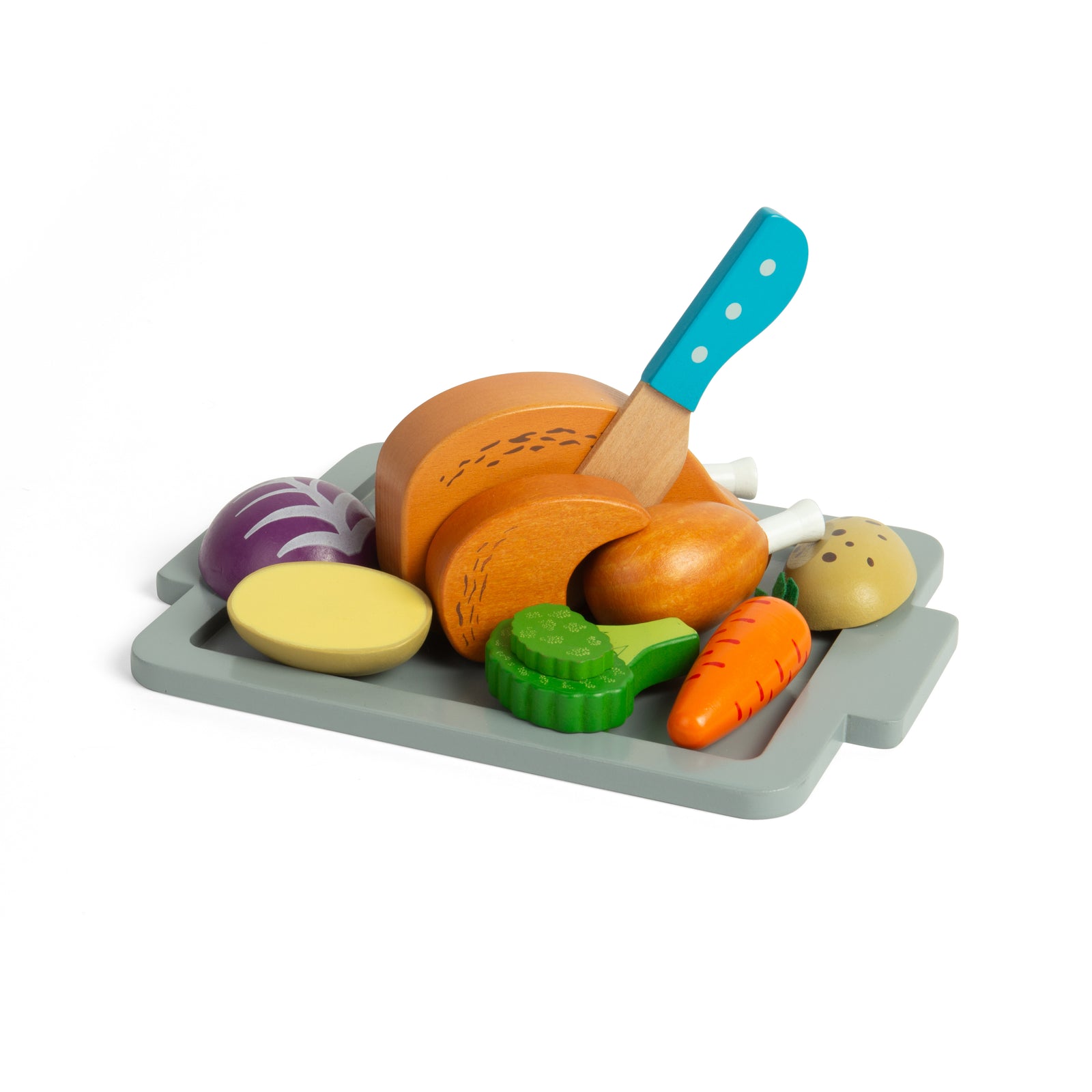 Roast Dinner Set - Wooden Food Toy