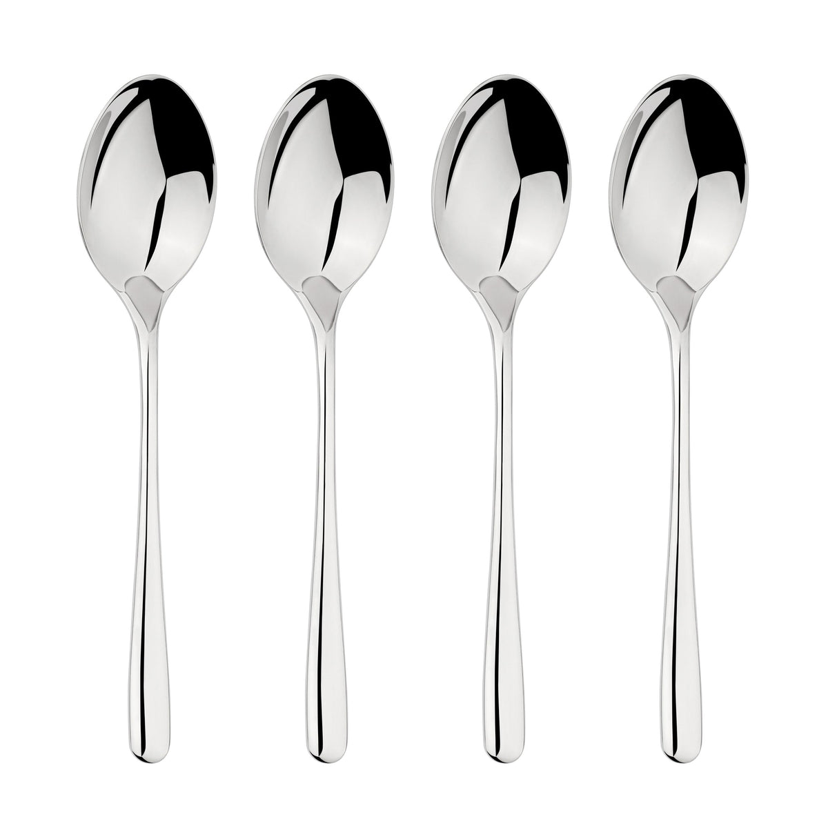 Cutlery 18/8 Stainless Steel Spoon 4pc Set Sphere | Set of 4 | Silver