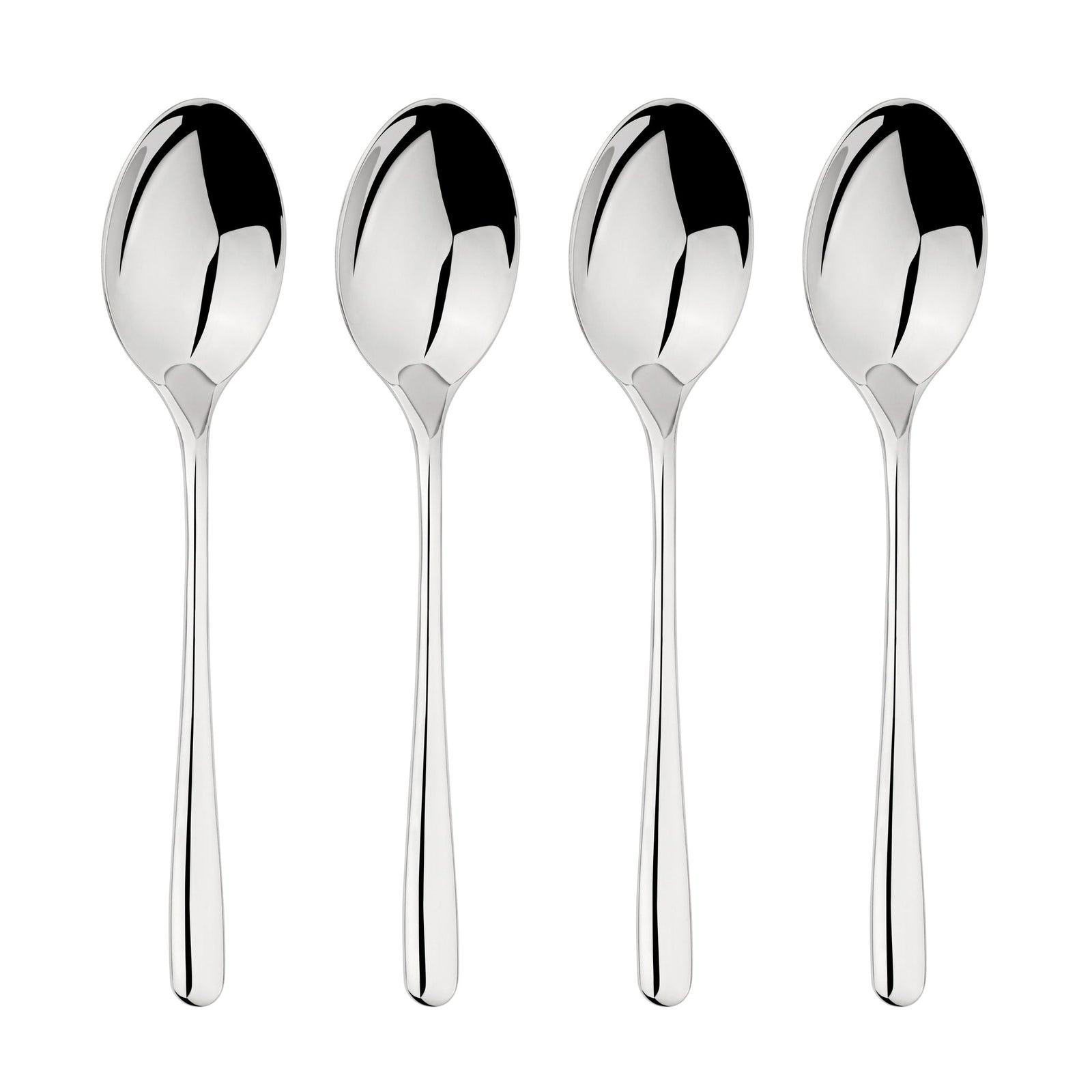 Cutlery 18/8 Stainless Steel Spoon 4pc Set Sphere | Set-of-4 | Silver