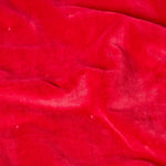 Velvet Cotton Quilted Throw | 125cm x 150cm | Red
