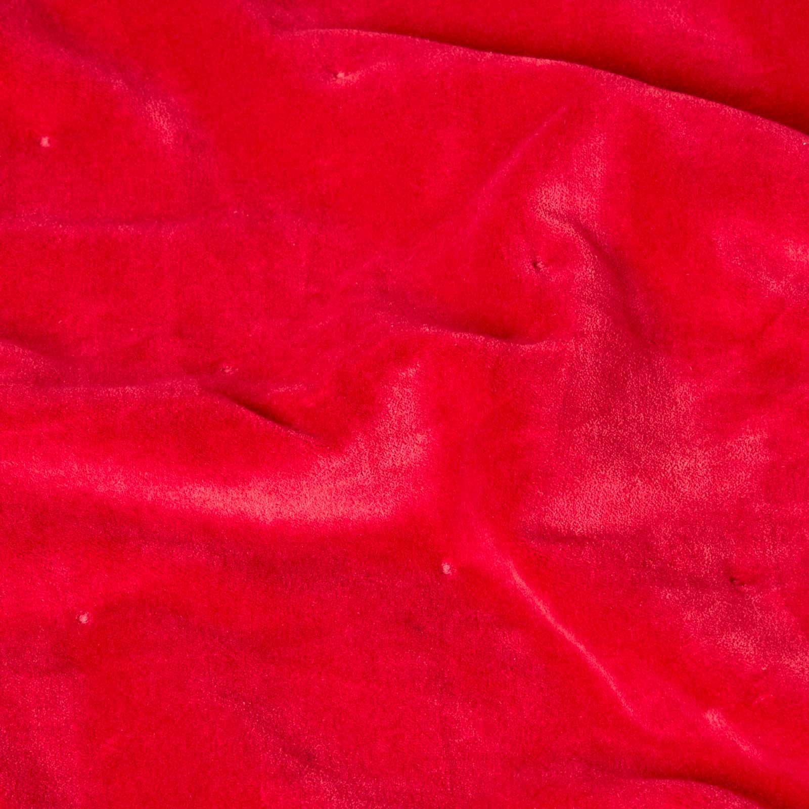 Velvet Cotton Quilted Throw | 125cm x 150cm | Red