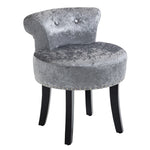 Dressing Table Stool Vanity Seat W/ Rubber Wood Legs Bedroom | One Size