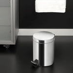 Bathroom And Kitchen, Bin 5l Capacity, Silver, Architect S+ Collection
