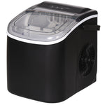Ice Maker With Ice Scoop 12kg In 24hrs 9 Cubes In 6 To 12min | One Size | Black