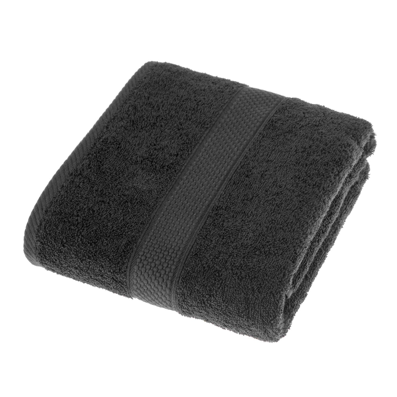 Turkish Cotton 500gsm Towel | Bath Towel | Black