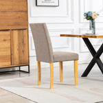 Almont Fabric Dining Chairs - Set Of 2 | Brown