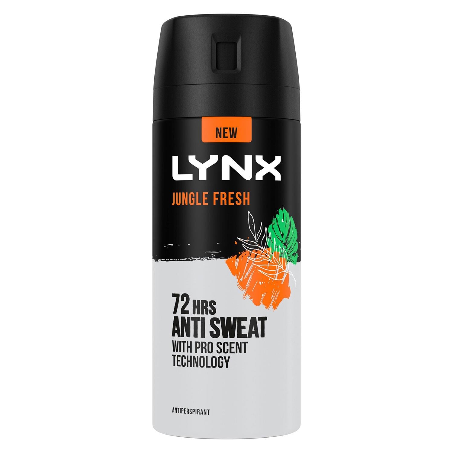 Jungle Fresh Spray Antiperspirant Deodorant 72h Protection Antisweat, 150ml