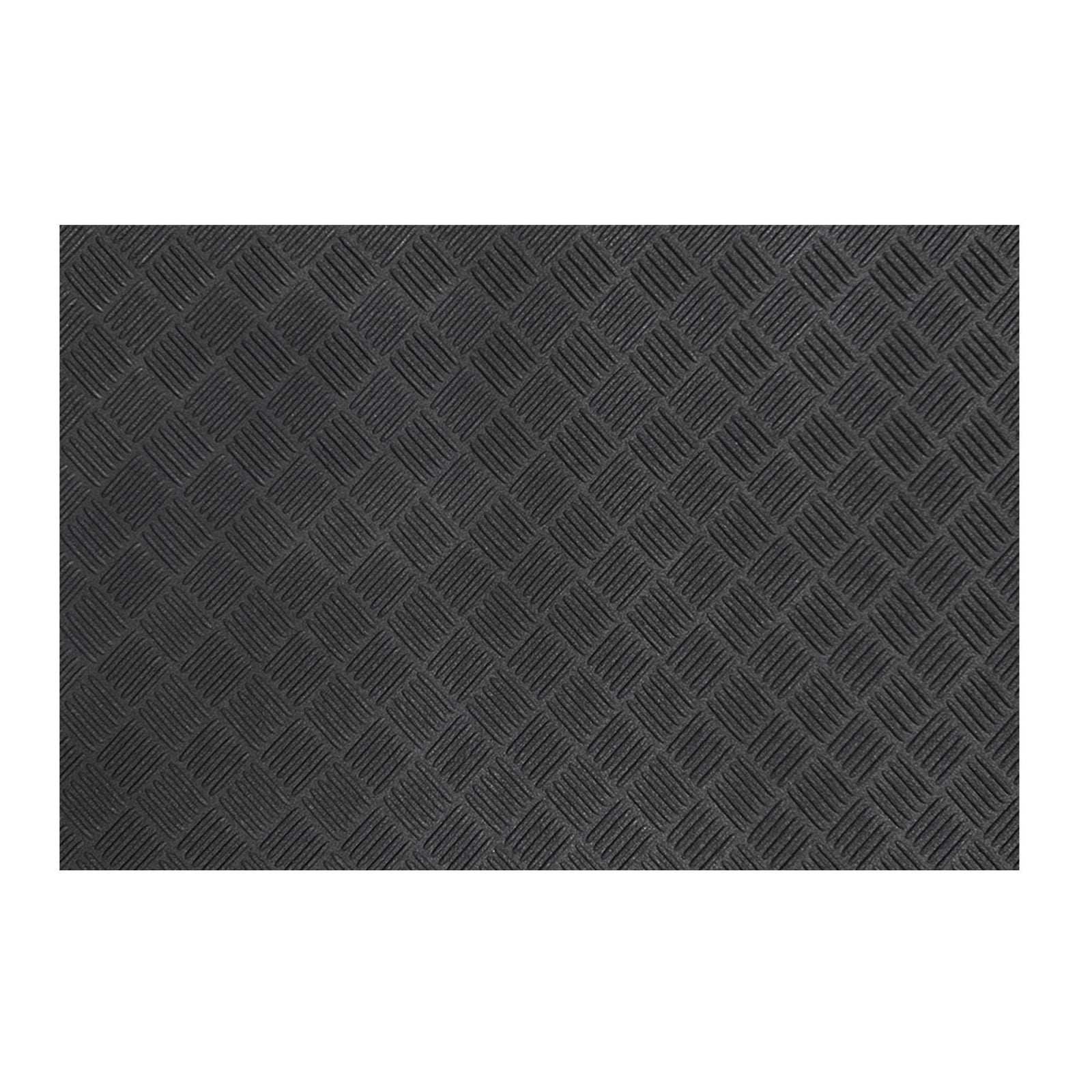 Eco Rubber Doormat | 90cm x 60cm | Black