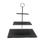 3 Tier Cake Stand Slate Wedding Tiered Pastry Serving