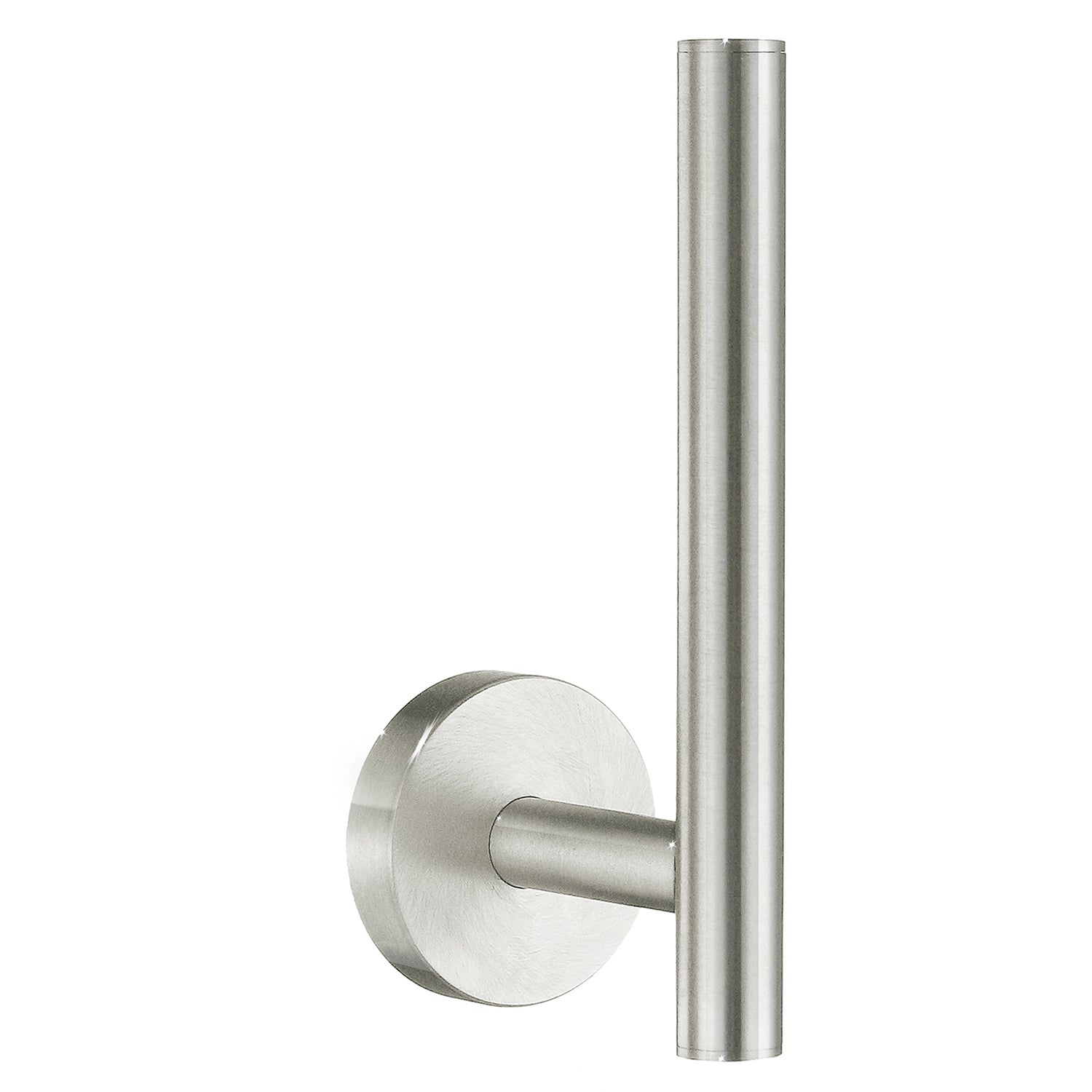 Wall Mounted Spare Toilet Roll Holder Non Rust Brass Core | Brushed Nickel