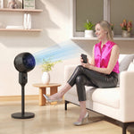 9" Pedestal Cooling Fan With Adjustable Speed | Black