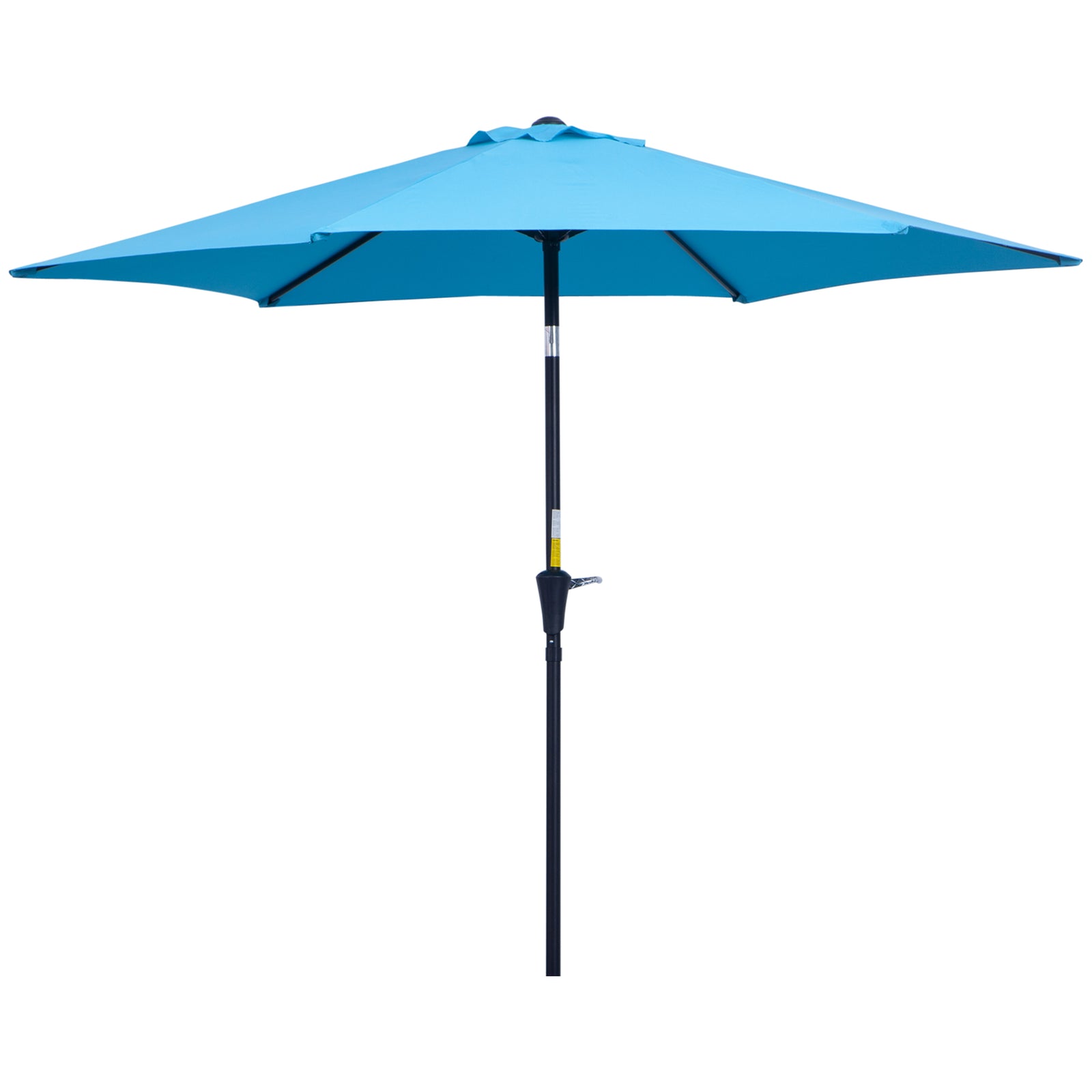 2.6m Patio Umbrella With Tilt Crank | Blue