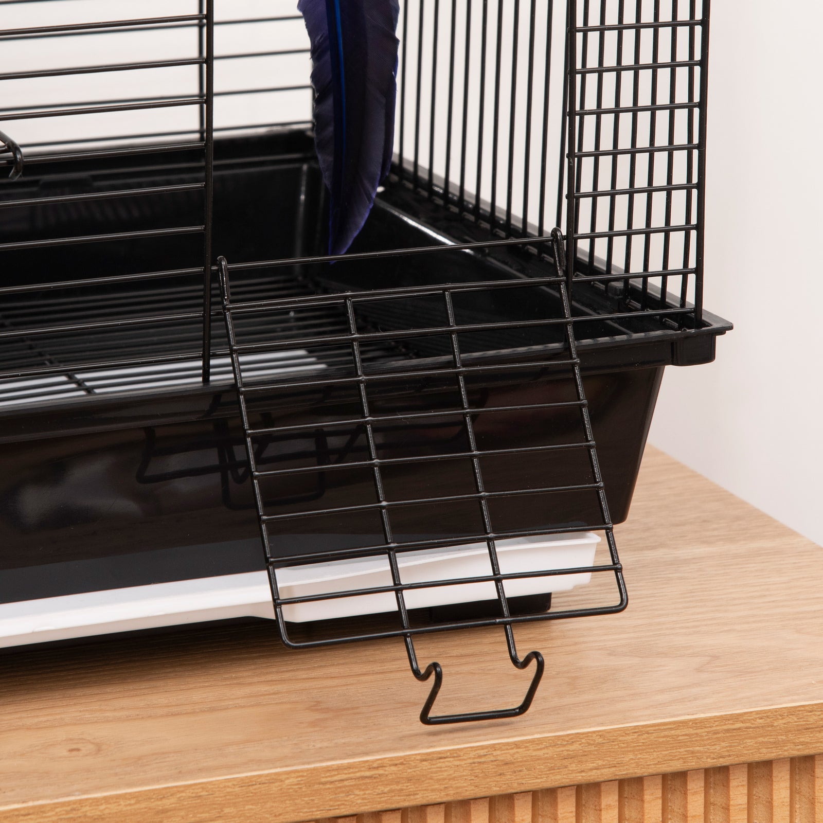 Metal Bird Cage, With Plastic Perch, Swing Ring, Handle, 39 X 33 X 47cm