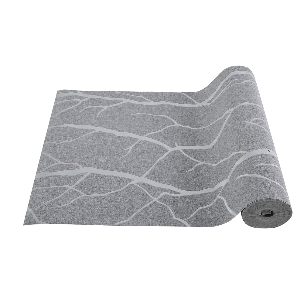 Modern Grey 3d Non-pasted Thick Wallpaper
