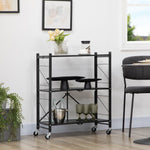 3-tier Utility Cart, Rolling Storage Trolley For Kitchen