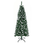 5/6/7ft Prelit Artificial Xmas Tree With Colourful Led | 5ft | Green