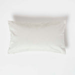 Velvet Cushion With Microfibre Insert | 30cm x 50cm | Cream
