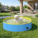 Dog Pool Dog Bath Tub Dog Paddling Pool | 80 x 20cm | Blue