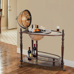 Shaped Wine Bar Trolley With Wheels
