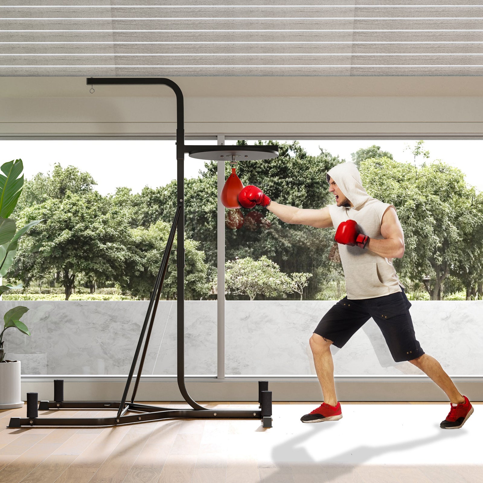 Free-standing Speed Bag Platform, Adjustable Boxing Punch