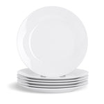 Dinner Set 12 Pc Rim White Porcelain Dinnerware Plates Bowls
