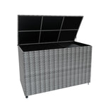 Rattan Cushion Storage Box 996l | Grey