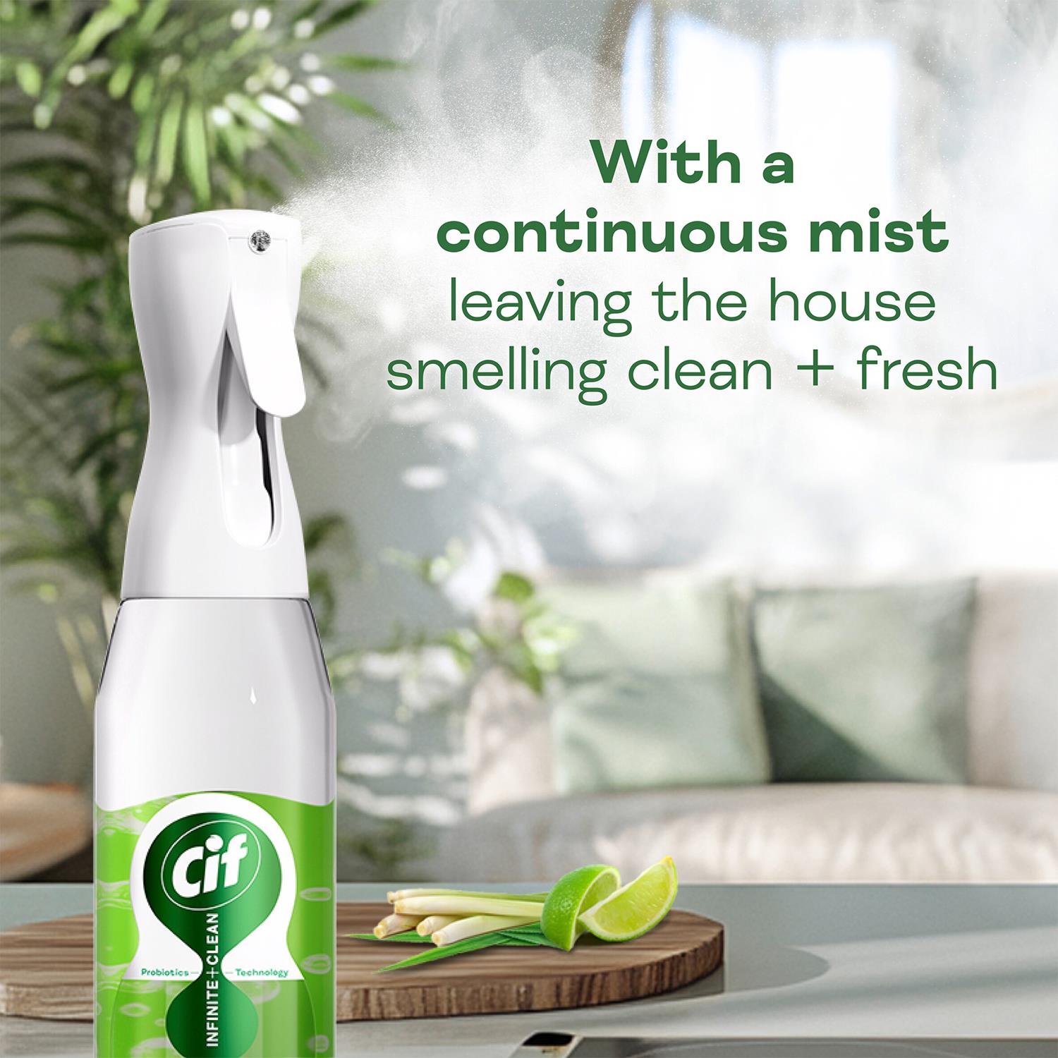 Infinite Clean All In One Cleaner Spray, Lime Lemongrass 6 Pk Of 590ml