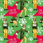 Elf Elf Christmas 4m Roll Wrapping Paper Official Product
