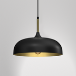Pendant Lamp Lincoln 1xe27 35cm | 35cm | Black