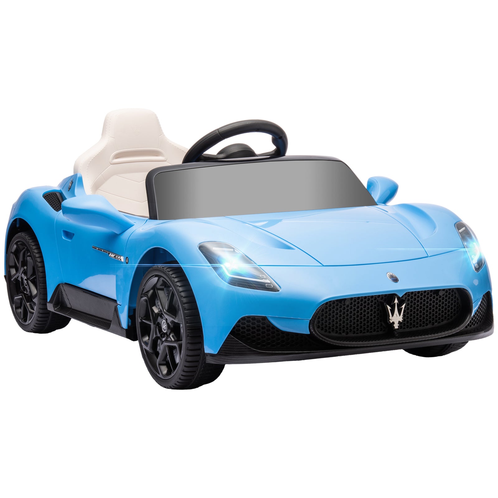 Maserati Mc20 Licensed 12v Kids Ride On Car W/ Remote | Blue