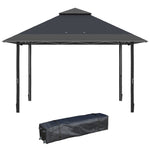 4 X 4m Outdoor Pop-up Canopy Tent Gazebo Adjustable Legs Bag | Gray
