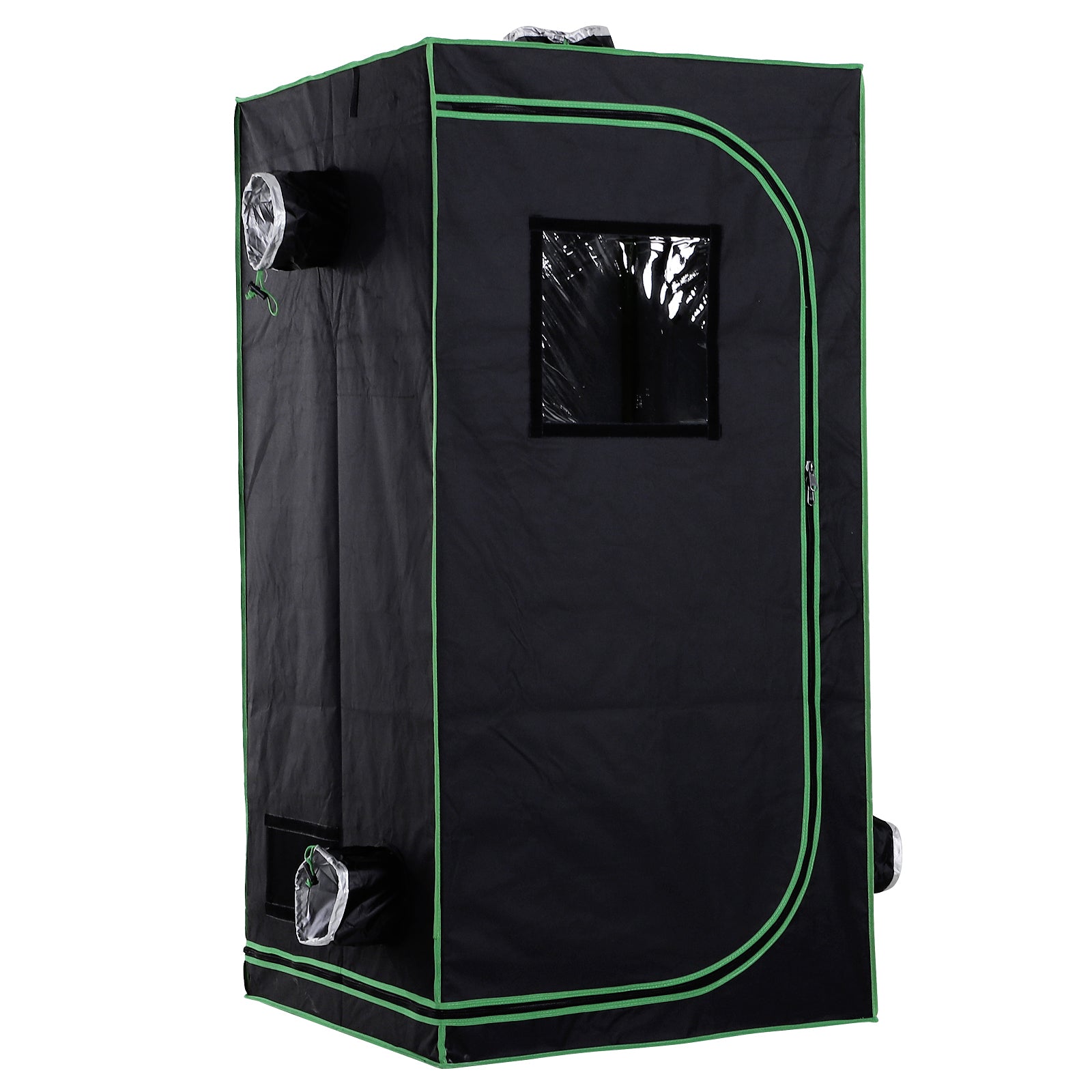 80x80x160cm Indoor Plant Grow Tent Hydroponic Mylar | Black