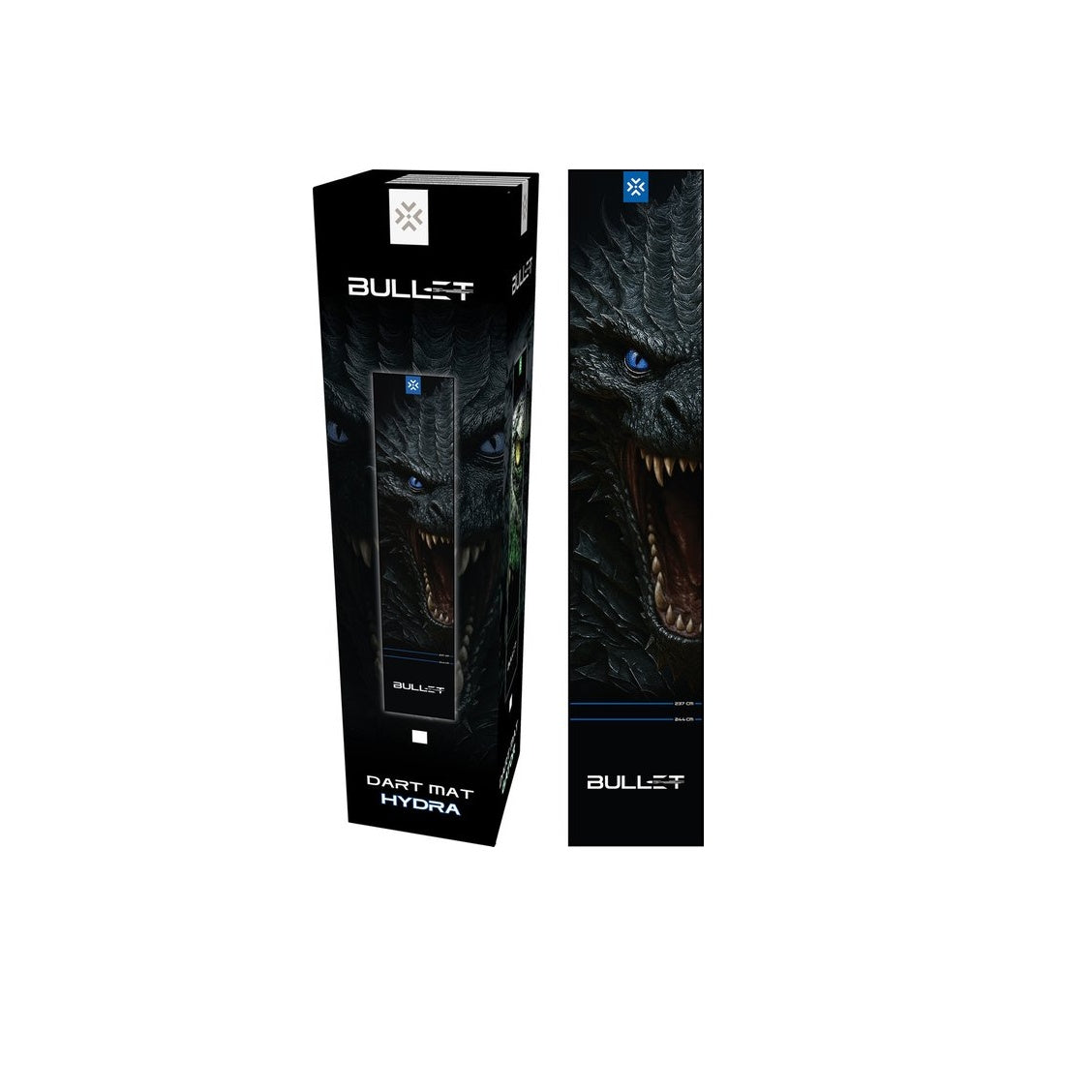 Hydra Carpet Dart Mat 300 X 60 Cm | One Size | Black