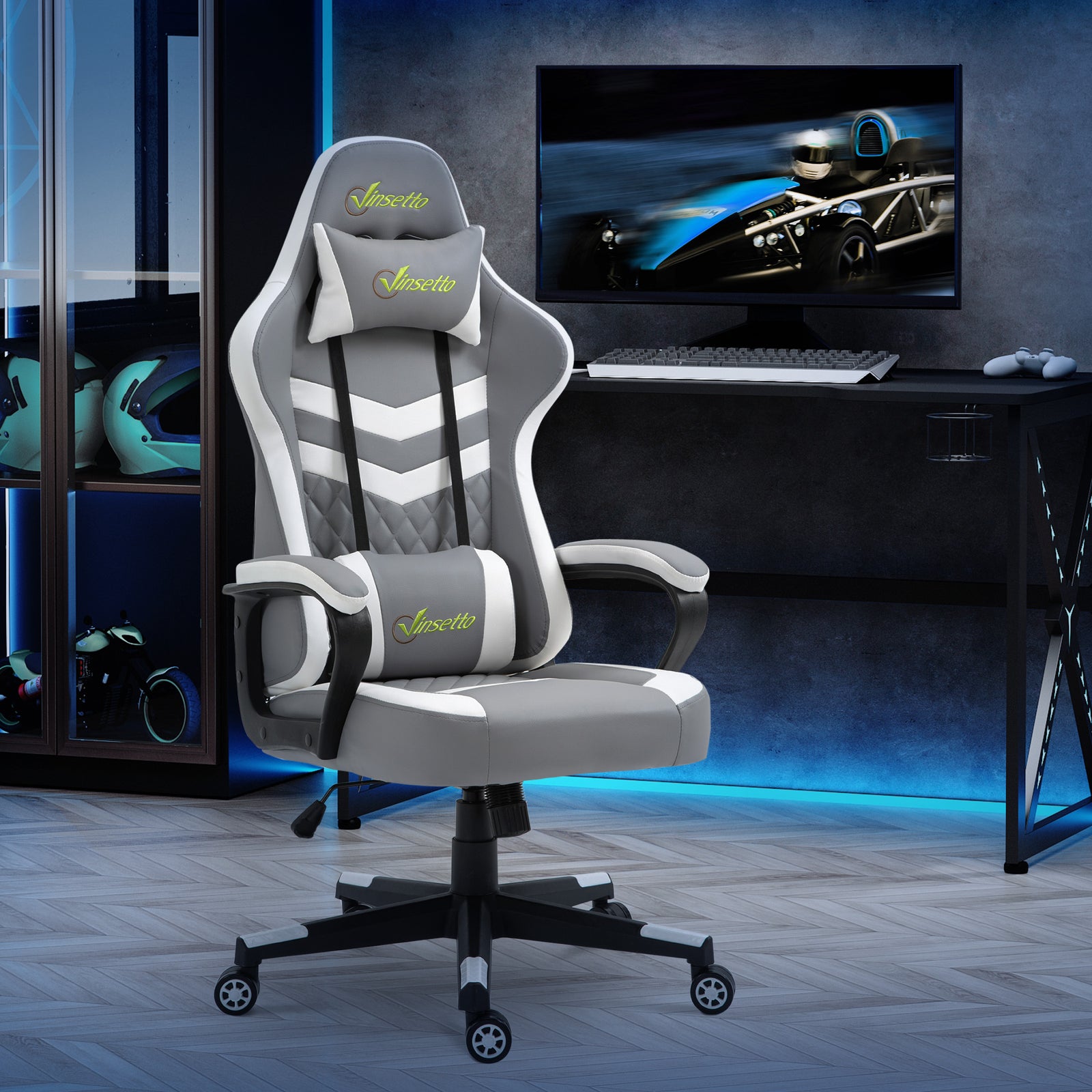 Racing Gaming Chair Lumbar Support | Gray